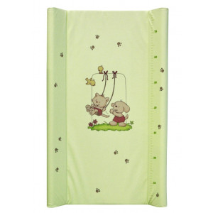 Pevná dvojhranná prebaľovacia podložka LORELLI 80x50cm, zelená